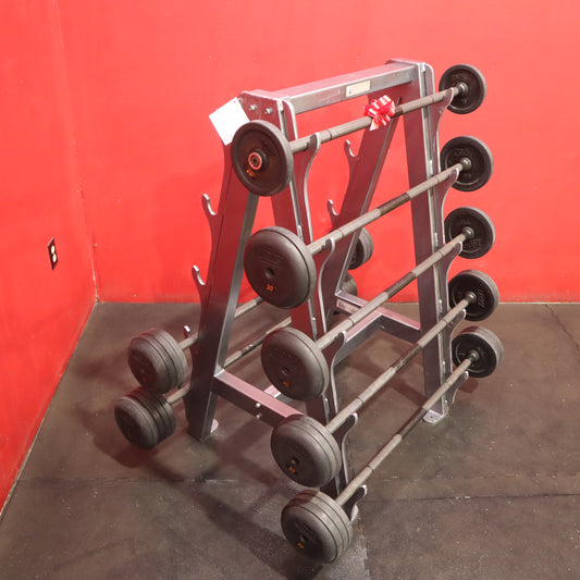 Epic Strength Fixed Barbell Set 20lb-110lb w/ Rack (Refurbished)