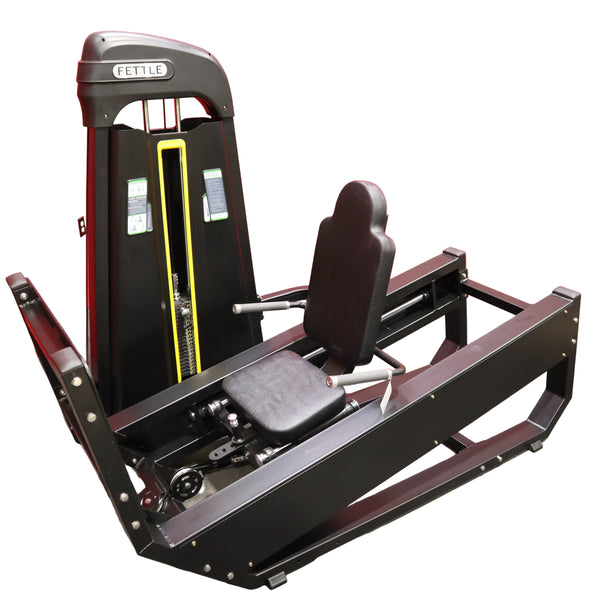 Fettle Fitness Selectorized Seated Leg Press: Lower Body Training