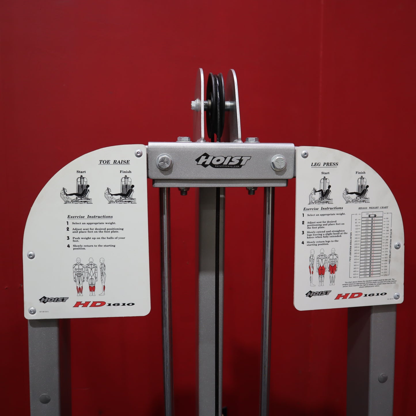 Hoist HD-1610 Toe Raise/Leg Press (Refurbished)