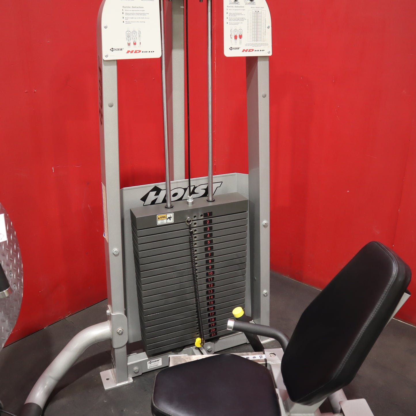 Hoist HD-1610 Toe Raise/Leg Press (Refurbished)