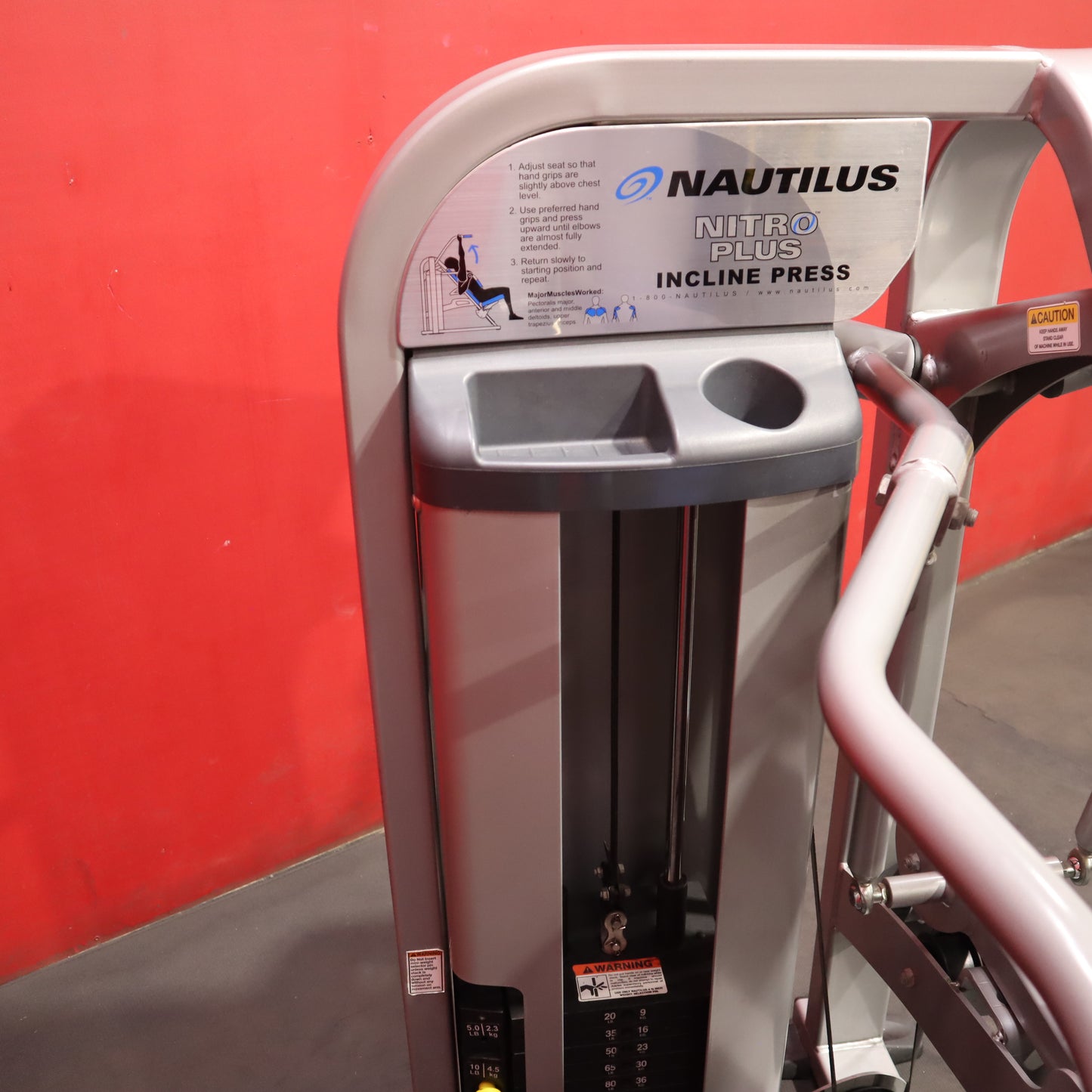 Nautilus Nitro Plus Incline Press (Refurbished)