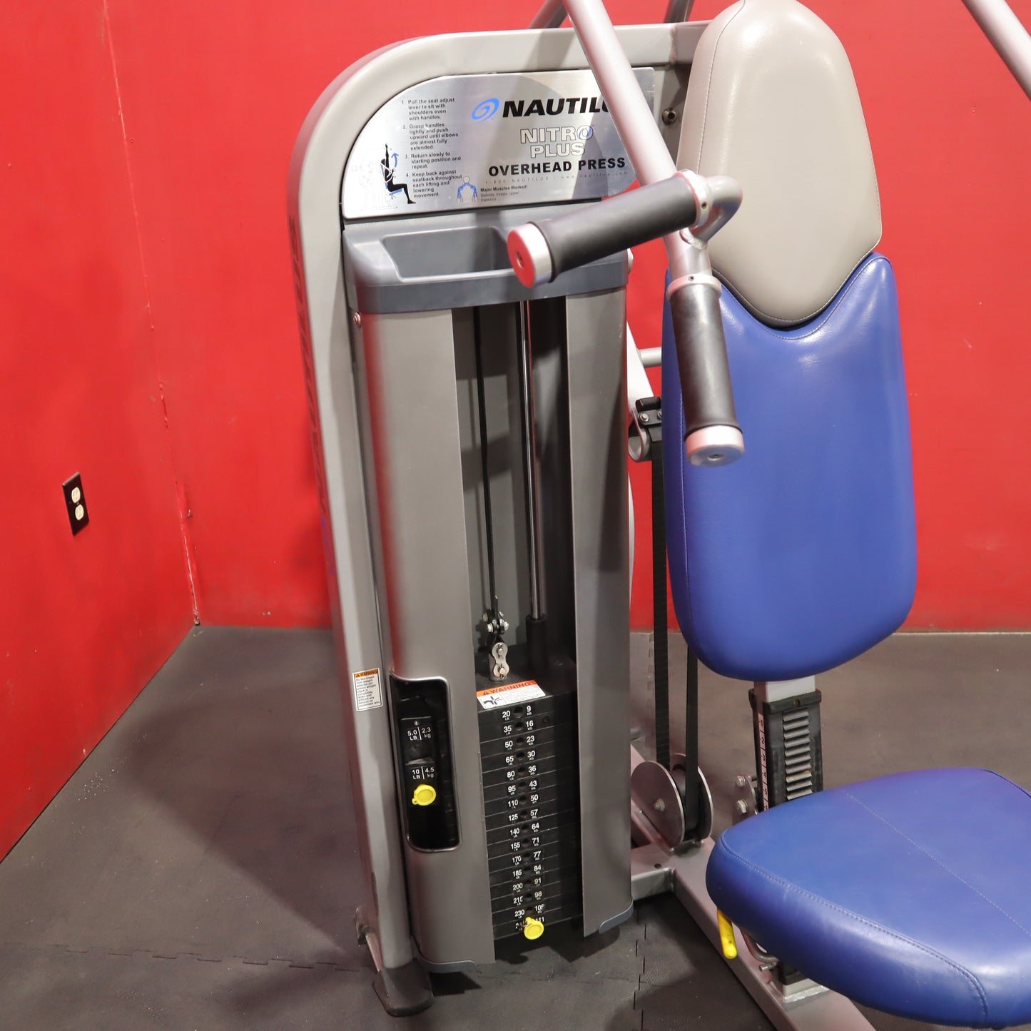 Nautilus Nitro Plus Overhead Press (Refurbished)