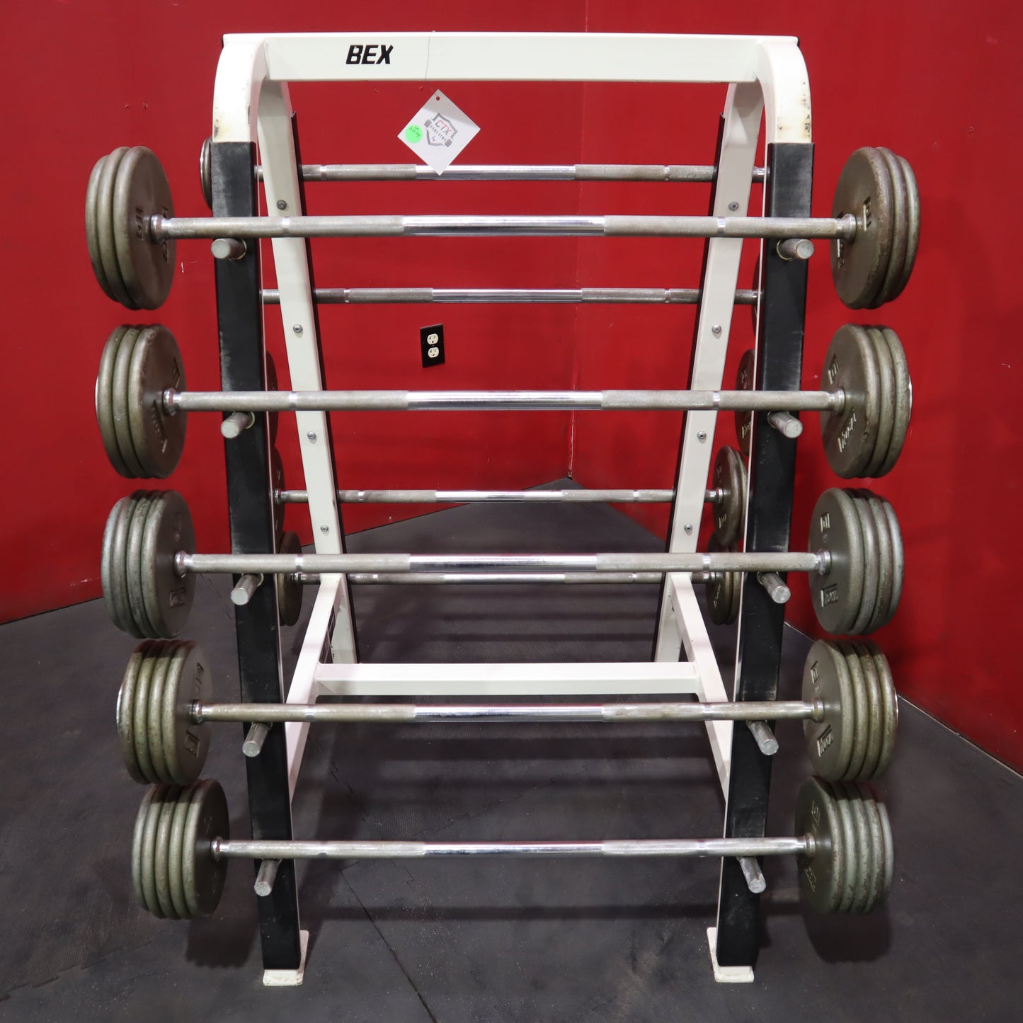 Cybex Fixed Straight Barbells 20LB-110LB (Refurbished)