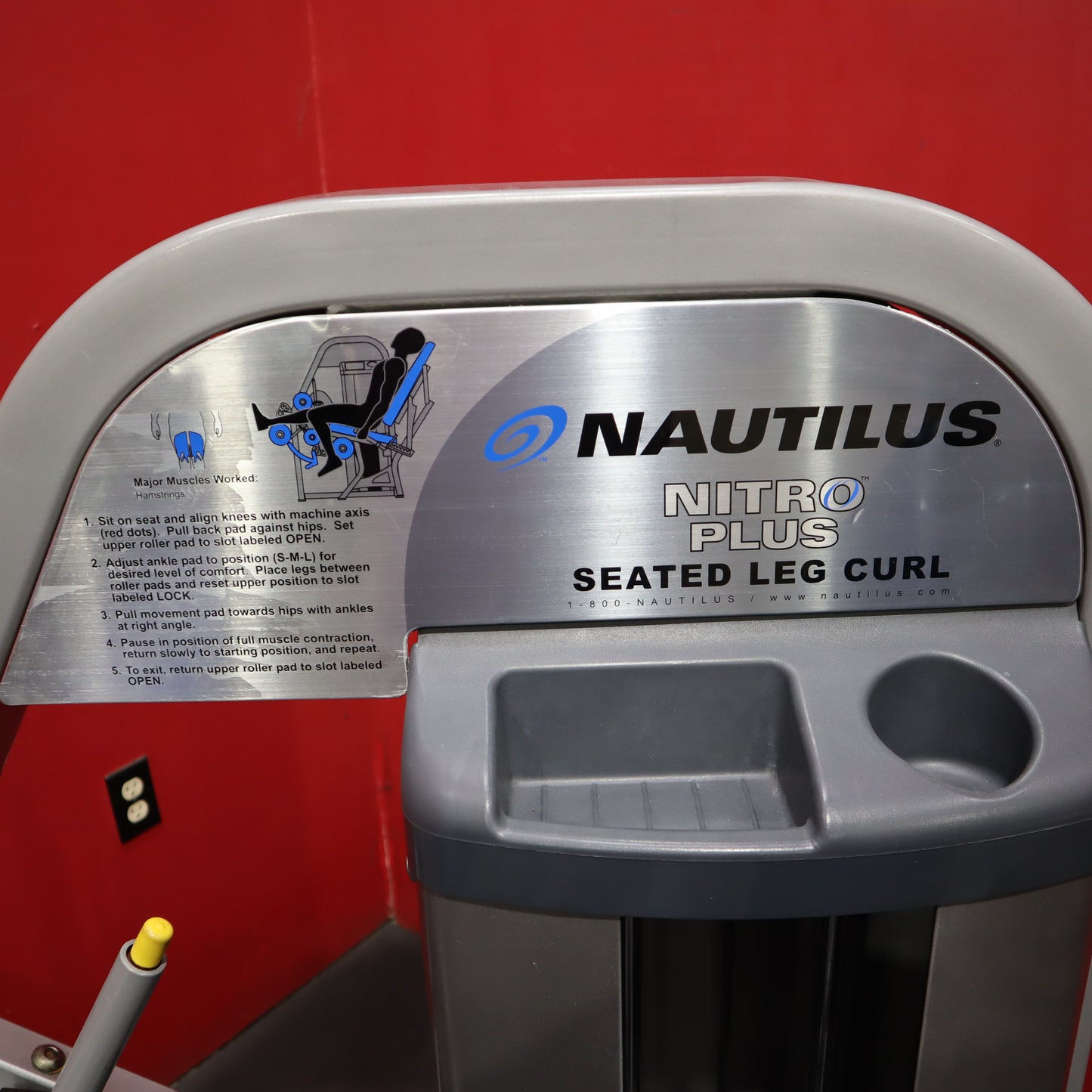 Nautilus Nitro Plus Seated Leg Curl (Refurbished)