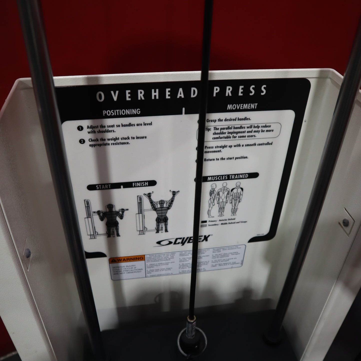 Cybex VR2 Overhead Press (Refurbished)