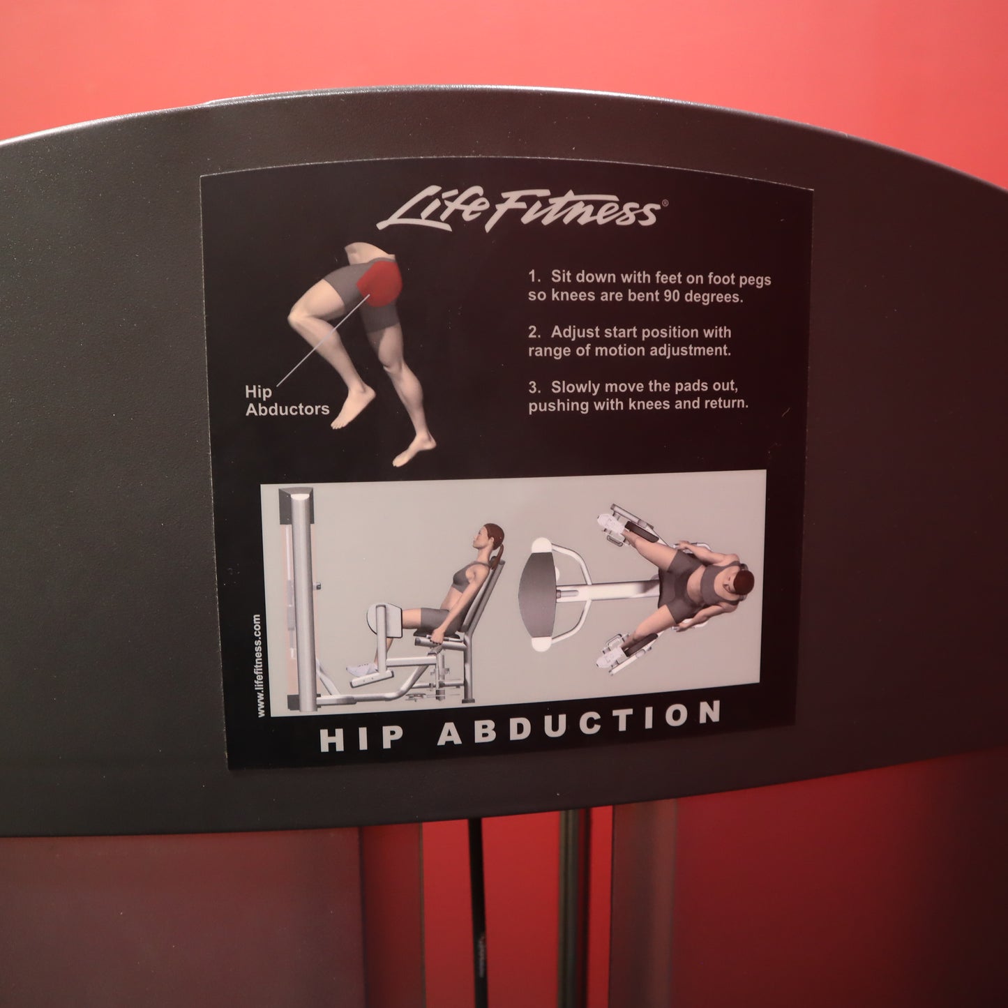 Life Fitness Signature Series Selectorized Hip Abduction (Refurbished)