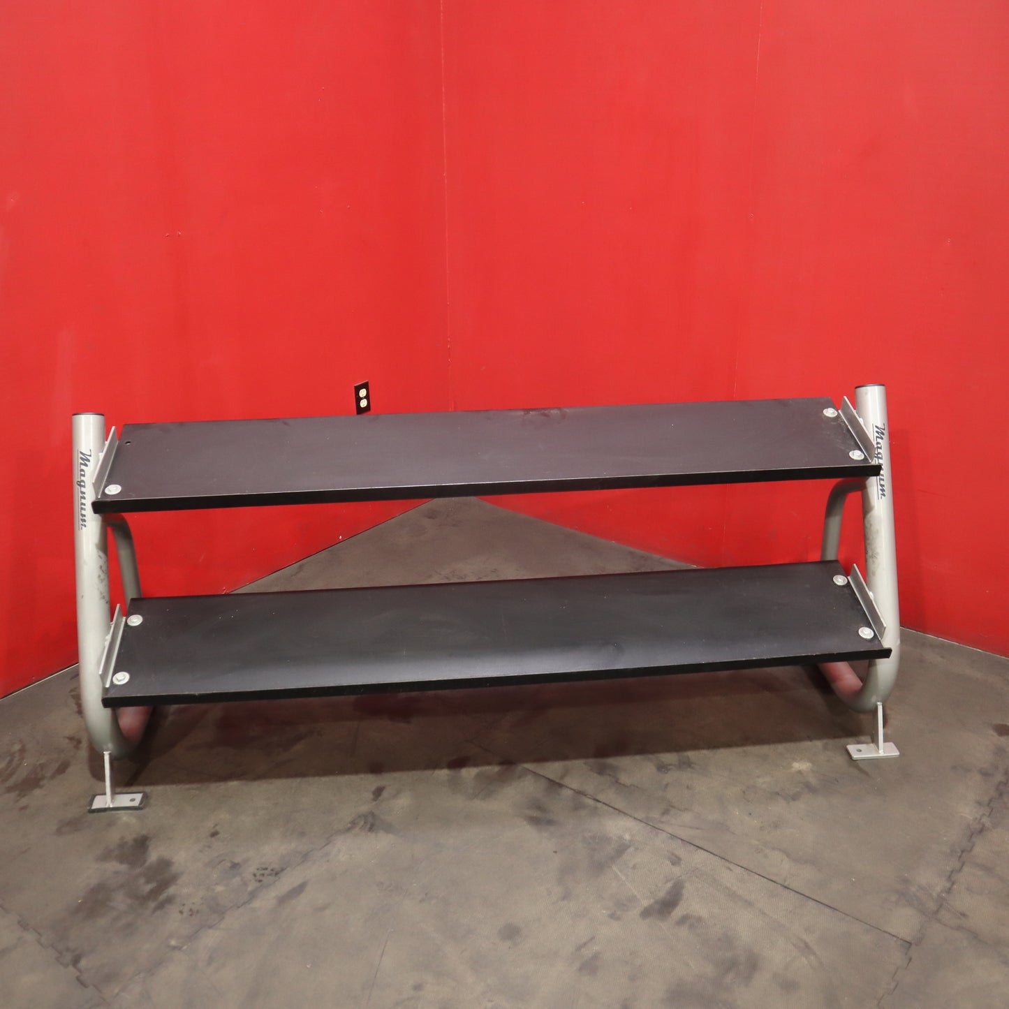 Magnum 2 Tier Dumbbell Rack (Used) *Silver*