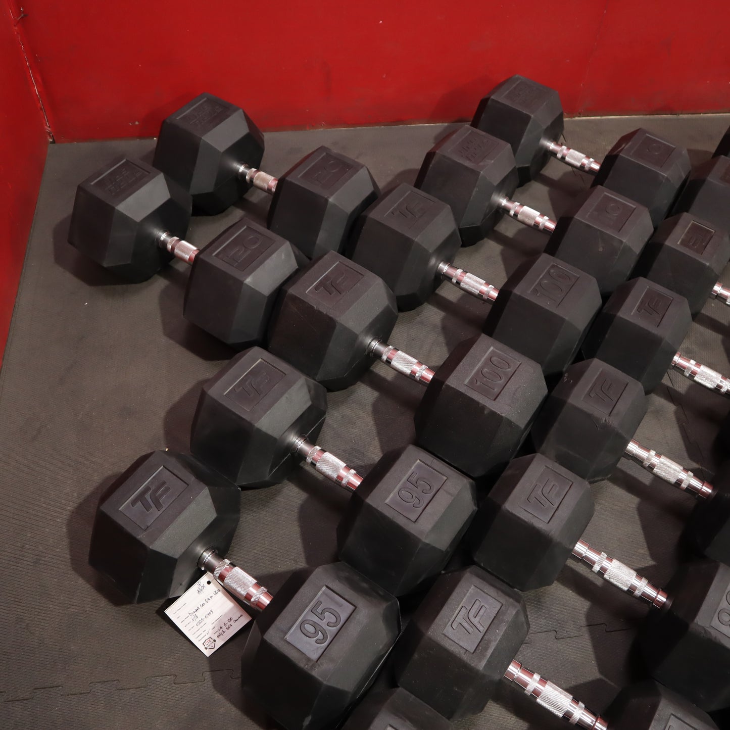 True Grit Dumbbell Set 5-120lb (only one 65lb Dumbbell) (Refurbished)