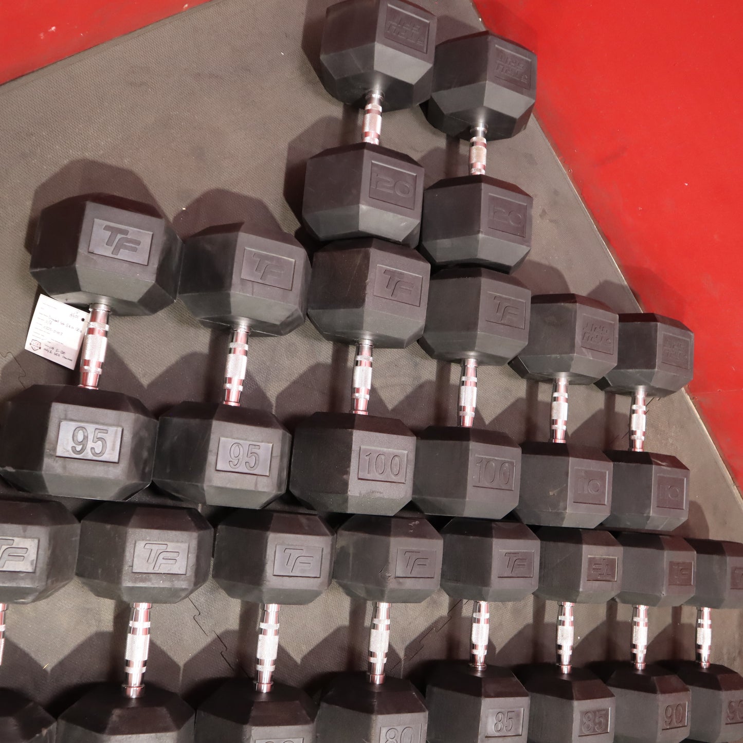 True Grit Dumbbell Set 5-120lb (only one 65lb Dumbbell) (Refurbished)