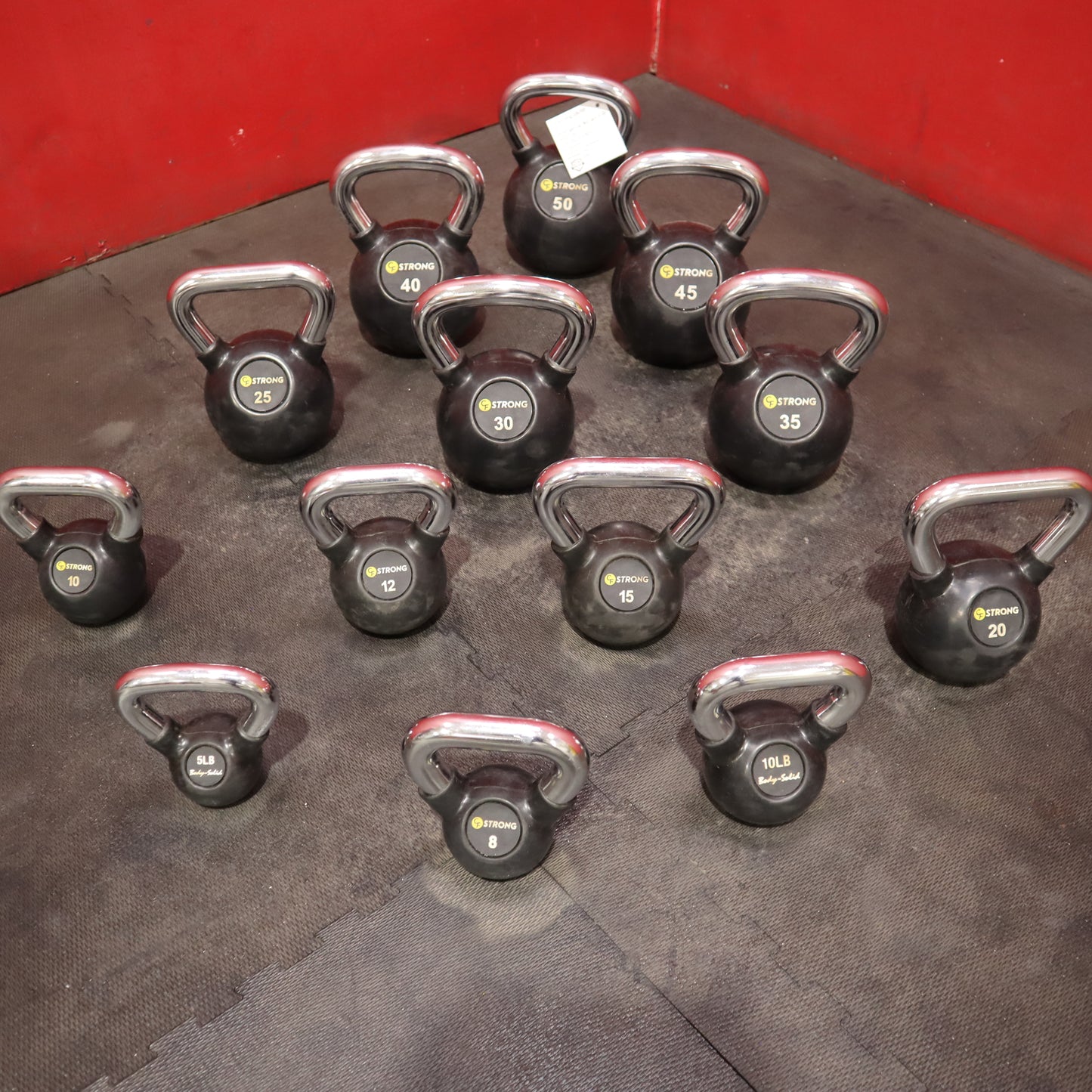 Kettle Bell Set 5-50 lb Set (Refurbished)