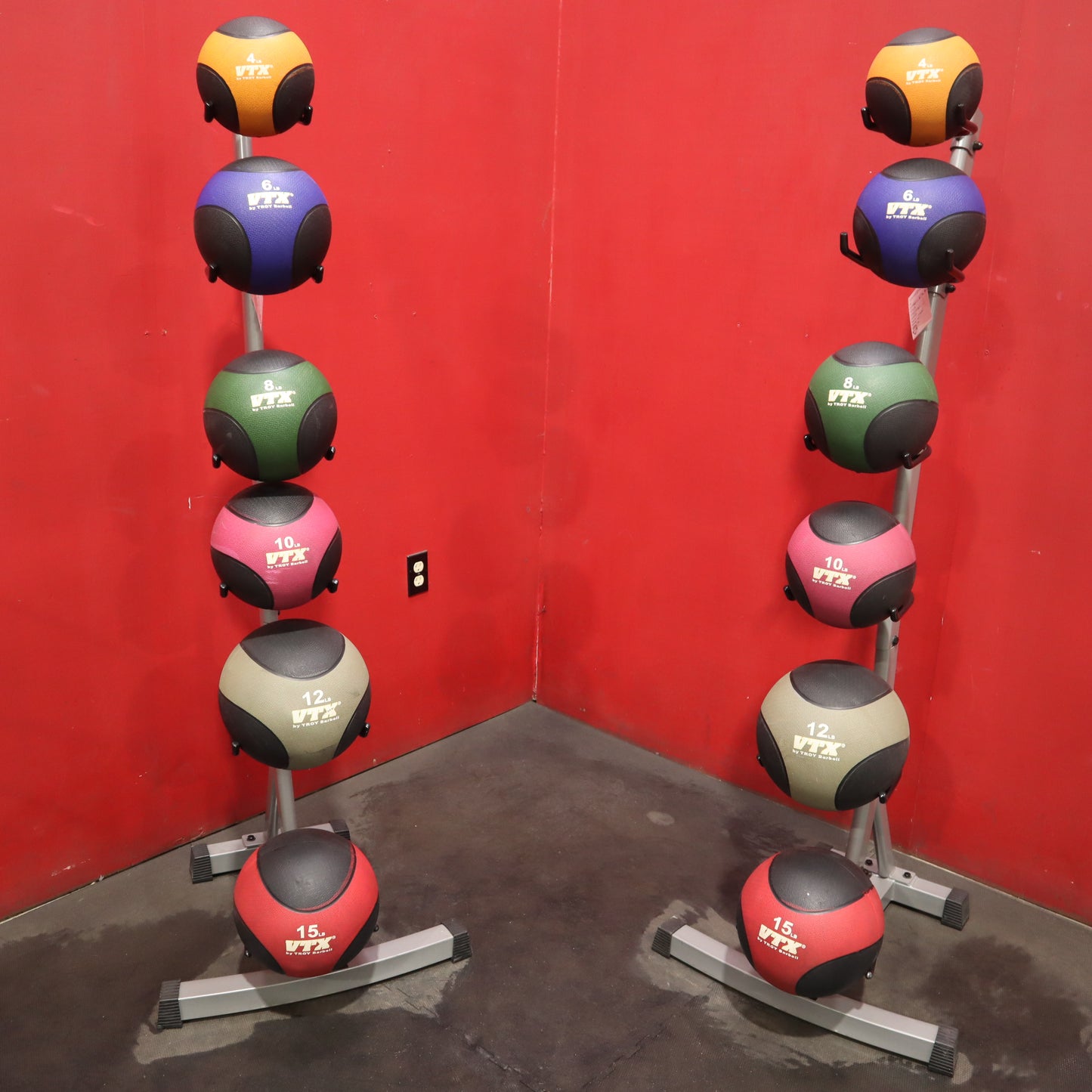 Medicine Ball Tree Rack Set 4-15 lbs (Refurbished)