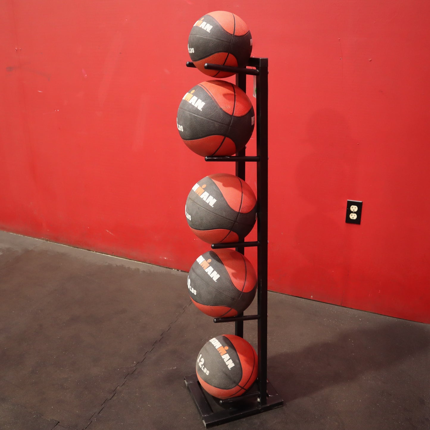 Iron Man Medicine Ball Set 4-12 lbs w/ Rack (Refurbished)