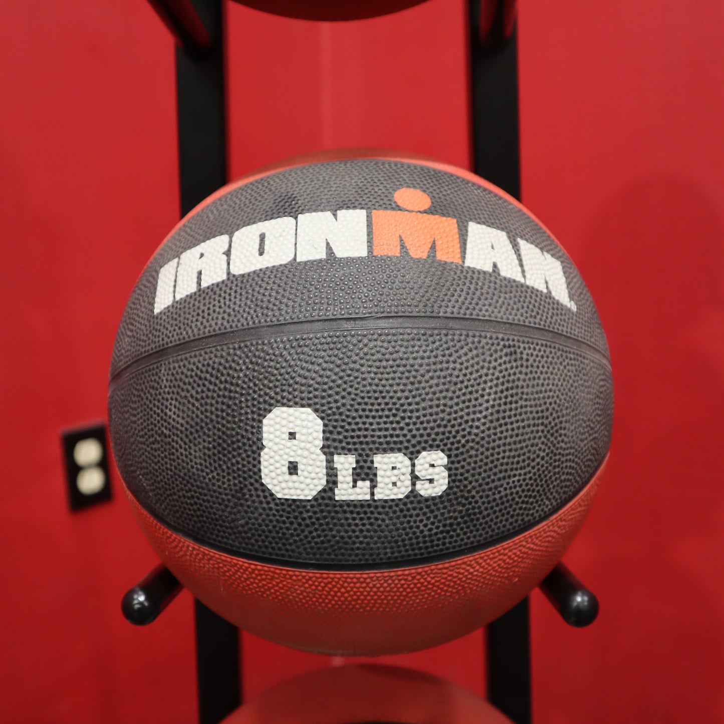 Iron Man Medicine Ball Set 4-12 lbs w/ Rack (Refurbished)