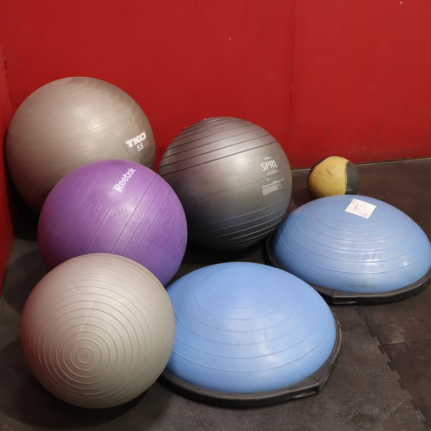 Assorted Yoga Balls, BOSU Balls & Medicine Balls (Used)