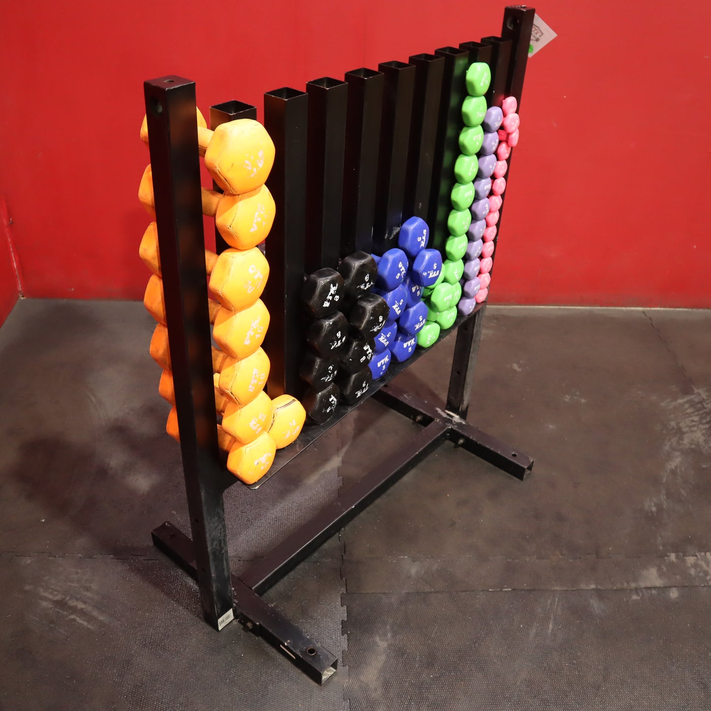 VTX Dumbbell Rack with Dumbbell Sets (Used)