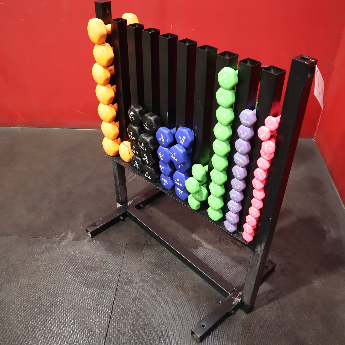 VTX Dumbbell Rack with Dumbbell Sets (Used)