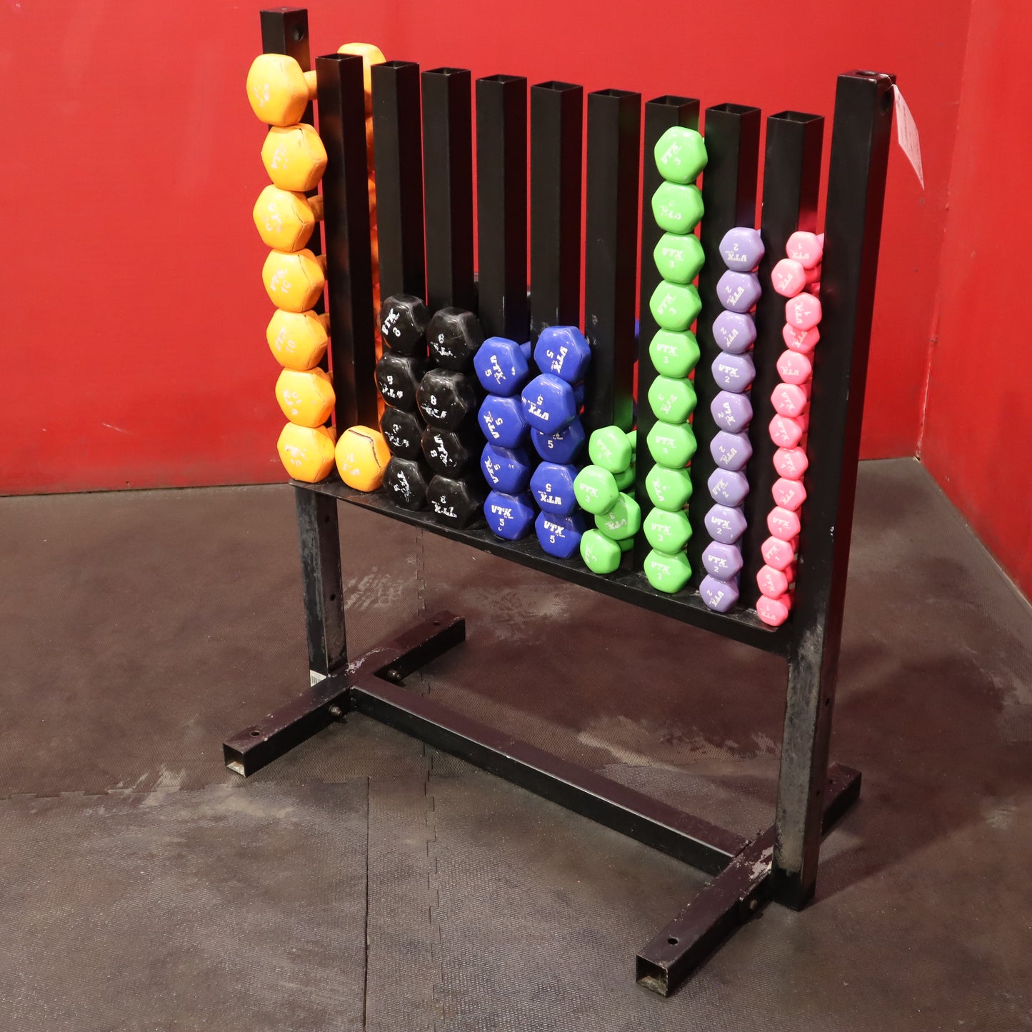 VTX Dumbbell Rack with Dumbbell Sets (Used)