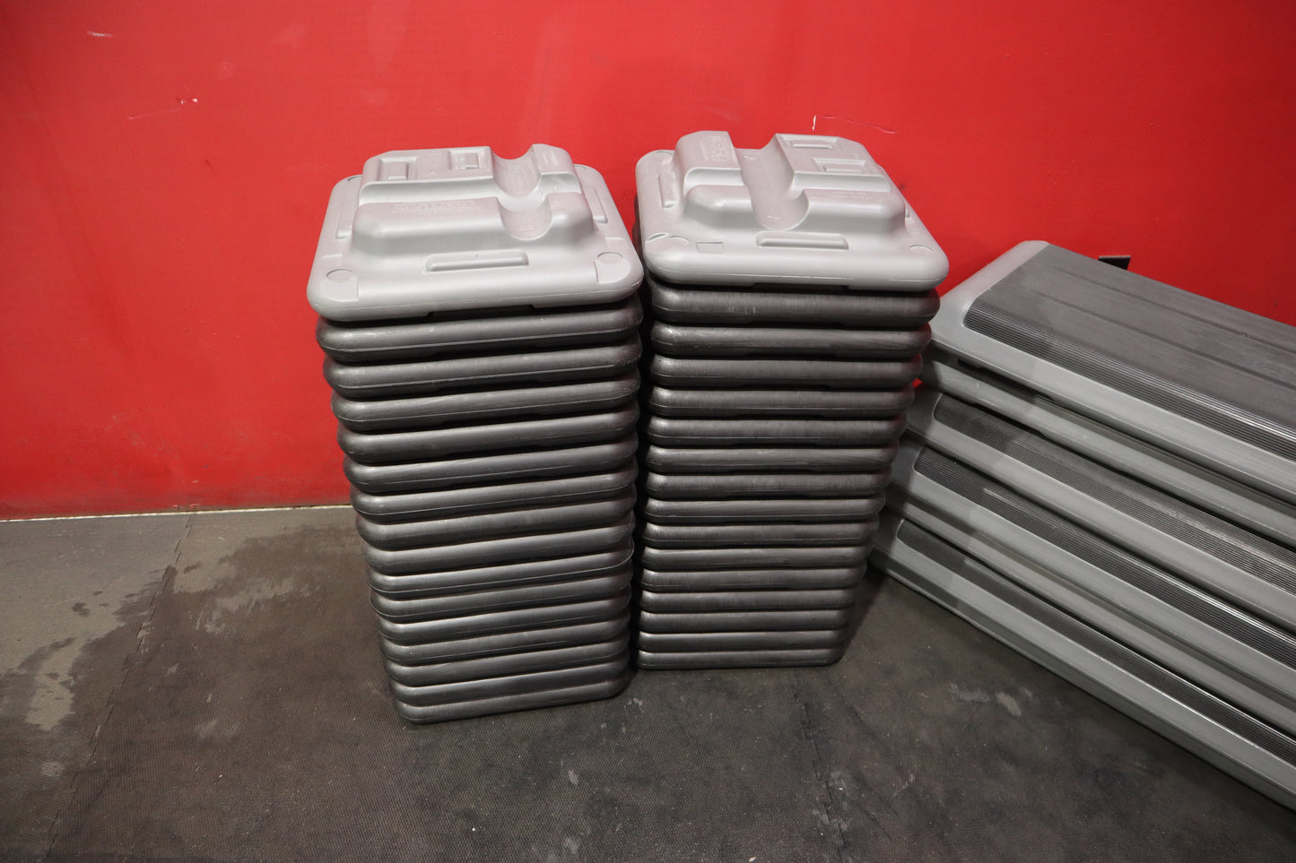 Assorted Aerobic Step Platforms with Risers (Used)