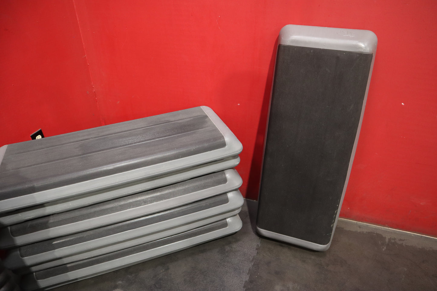 Assorted Aerobic Step Platforms with Risers (Used)