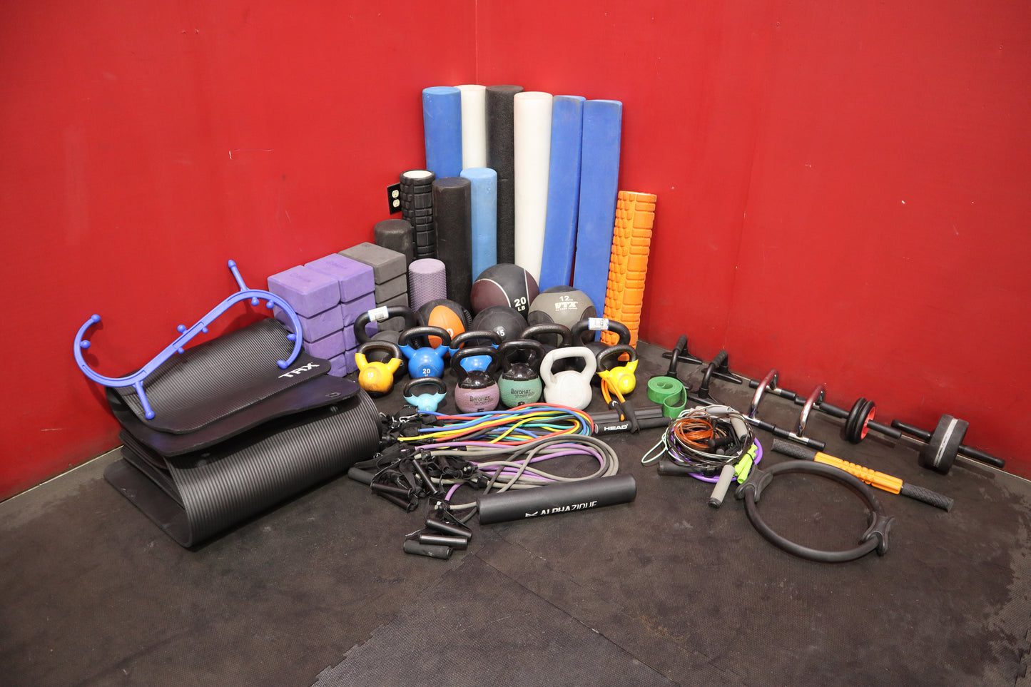 Assorted Functional Training & Mobility Equipment Set – Full Accessory Bundle (Used)