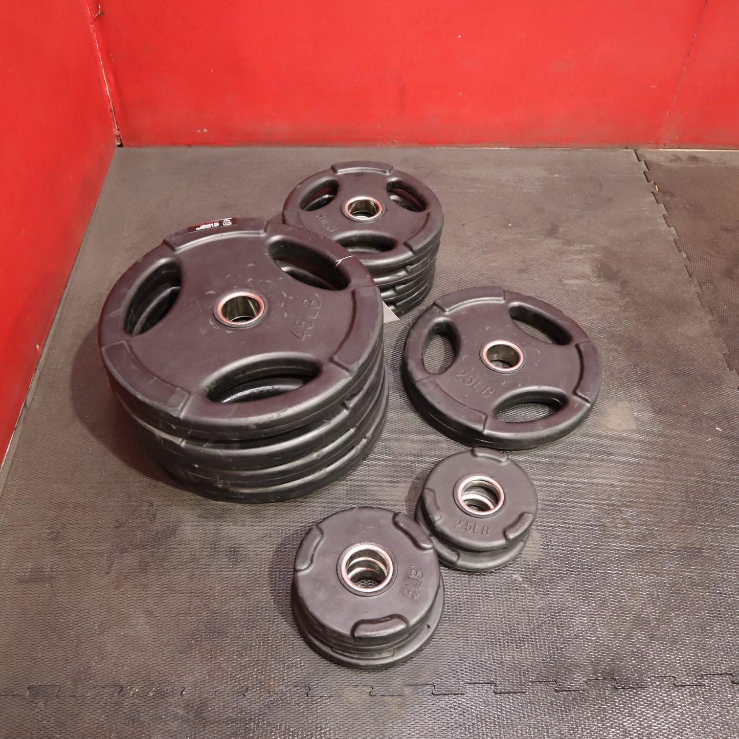 Olympic Grip Weight Plate Set (Used)