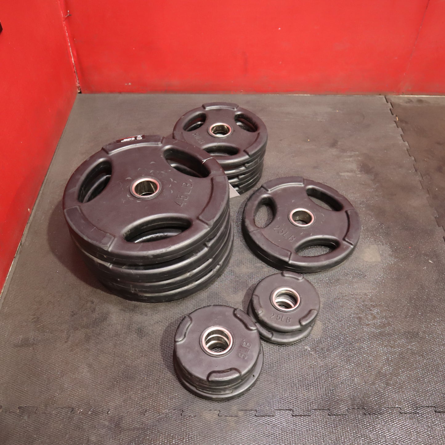 Olympic Grip Weight Plate Set (Used)