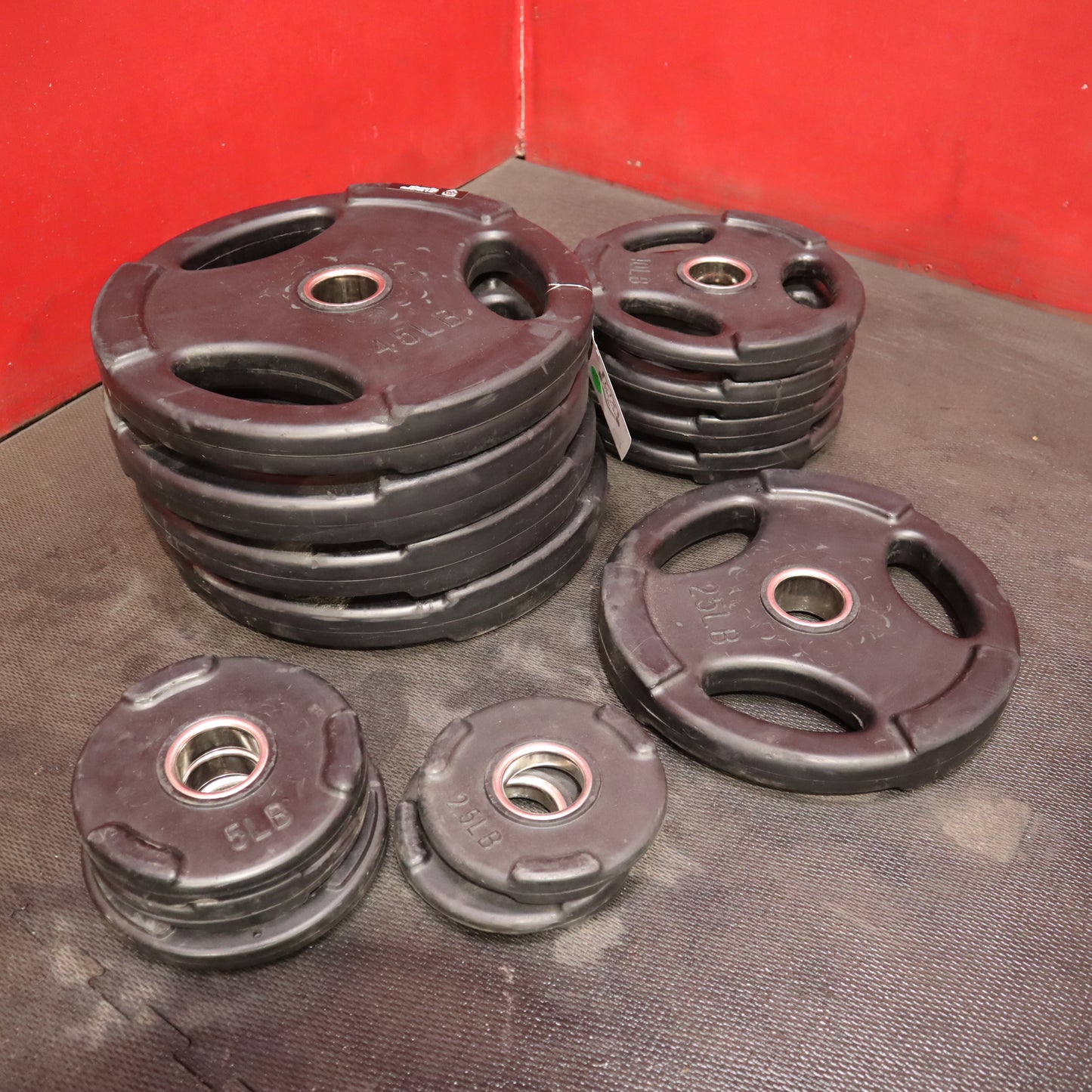 Olympic Grip Weight Plate Set (Used)