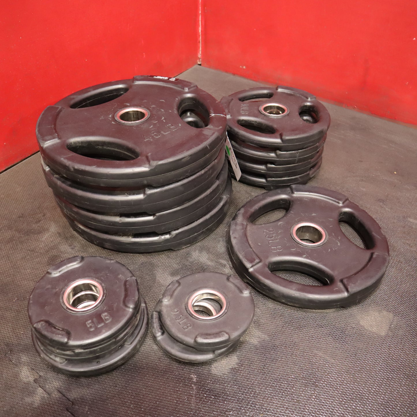 Olympic Grip Weight Plate Set (Used)