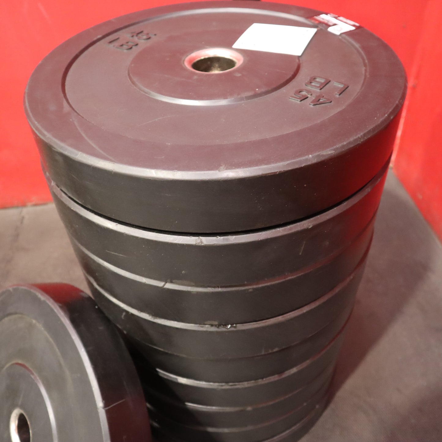 45 LB Olympic Bumper Plates (Used)