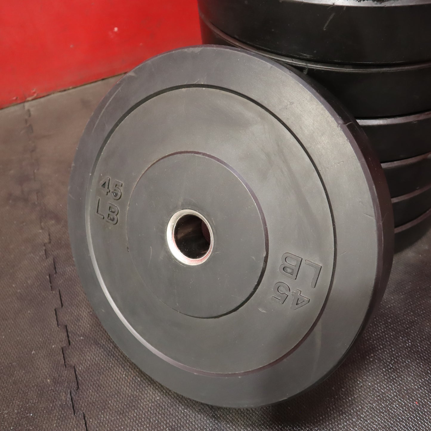 45 LB Olympic Bumper Plates (Used)