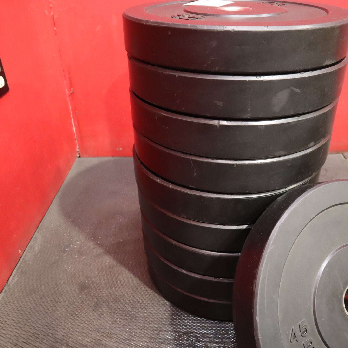 45 LB Olympic Bumper Plates (Used)