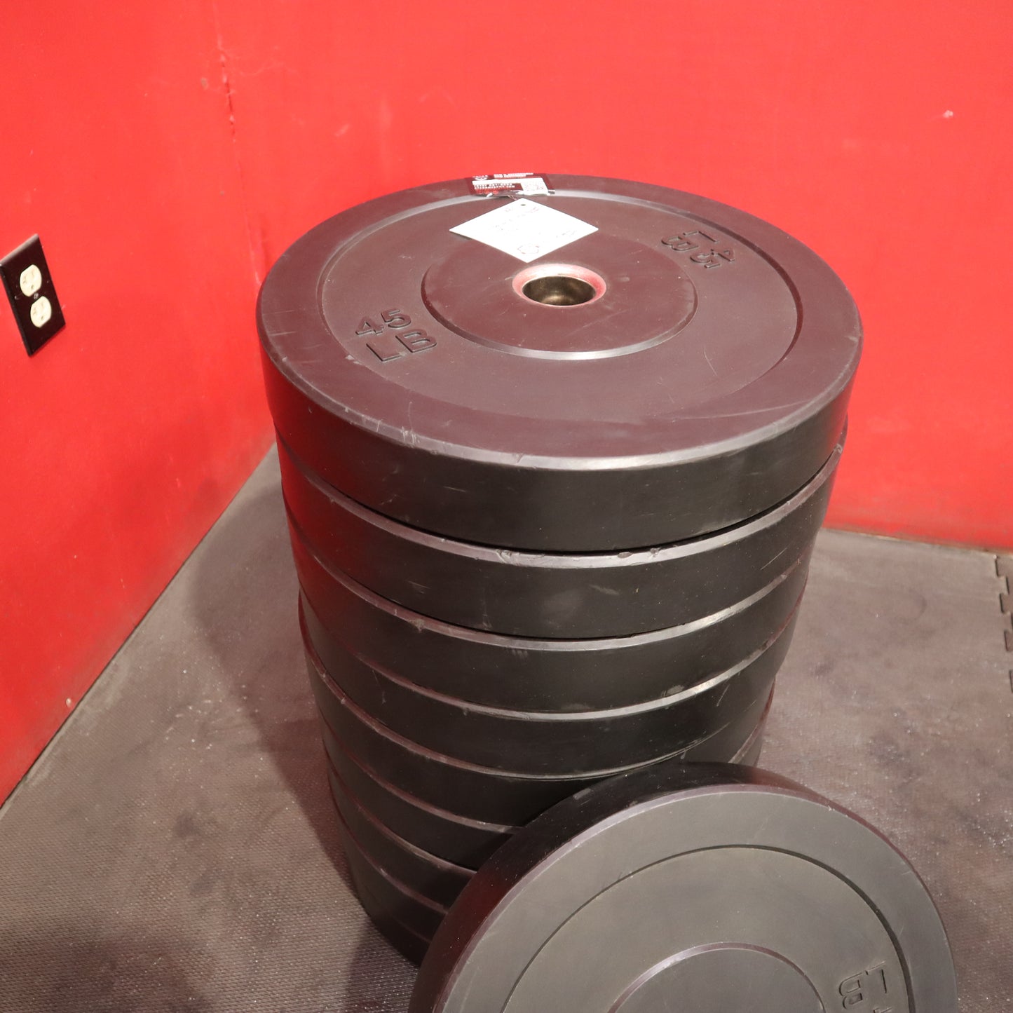 45 LB Olympic Bumper Plates (Used)