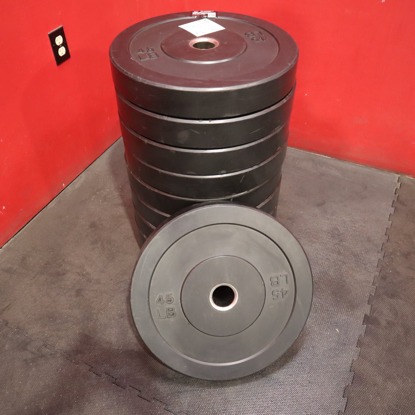 45 LB Olympic Bumper Plates (Used)