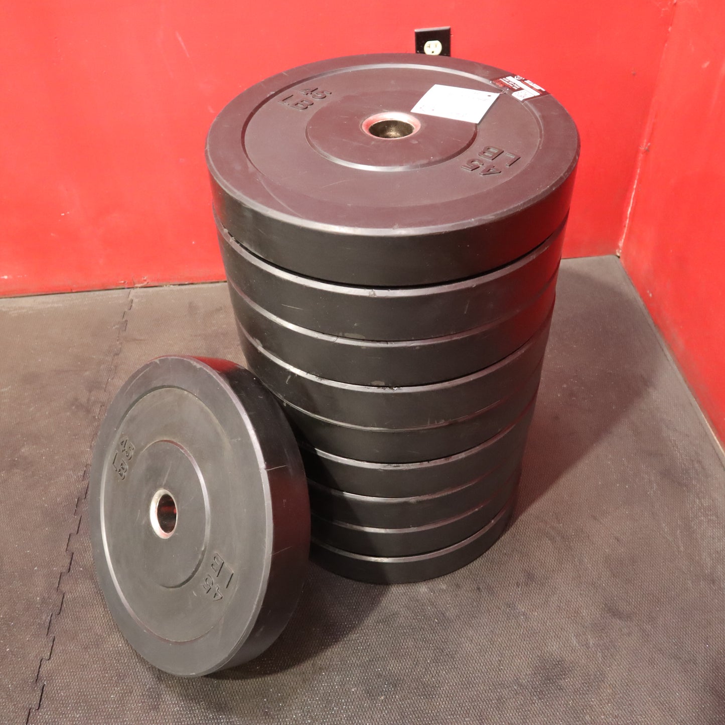 45 LB Olympic Bumper Plates (Used)