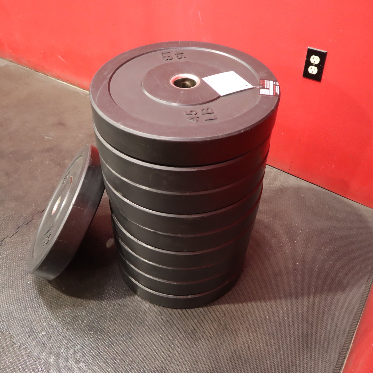 45 LB Olympic Bumper Plates (Used)