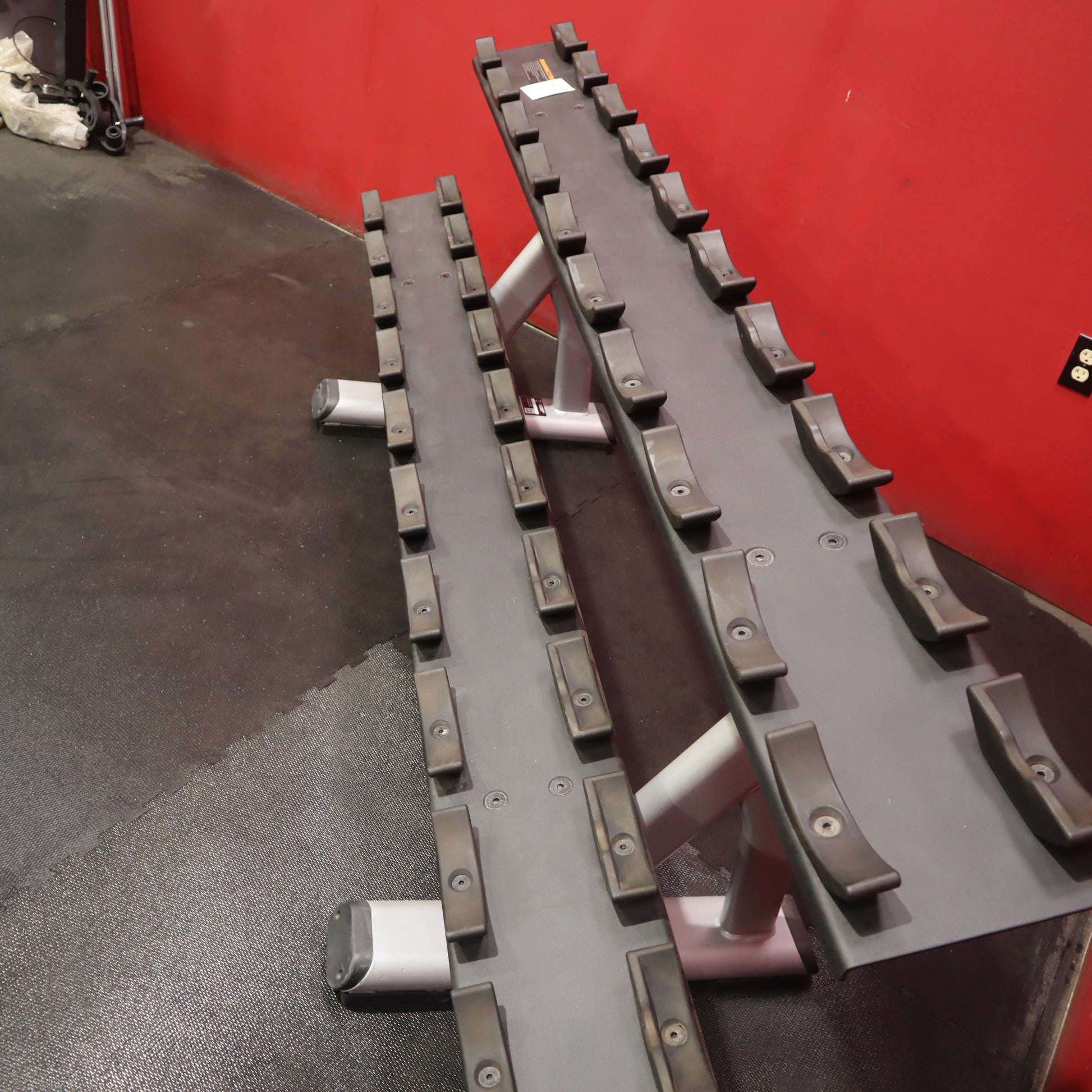 Precor Discovery Series 2-Tier Dumbbell Rack (Remanufactured)