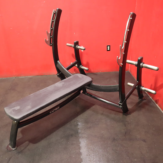 Cybex Prestige Series Olympic Bench Press w/ Weight Storage (Remanufactured)