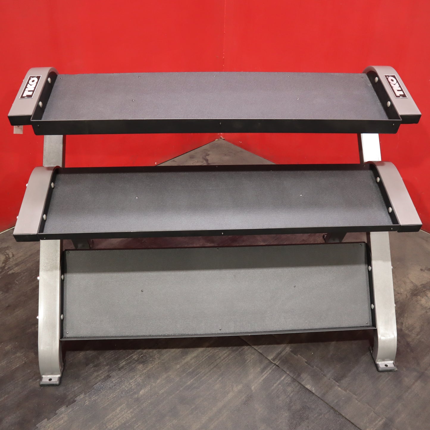 TKO Triple Tier Tray Dumbbell Rack (Refurbished)