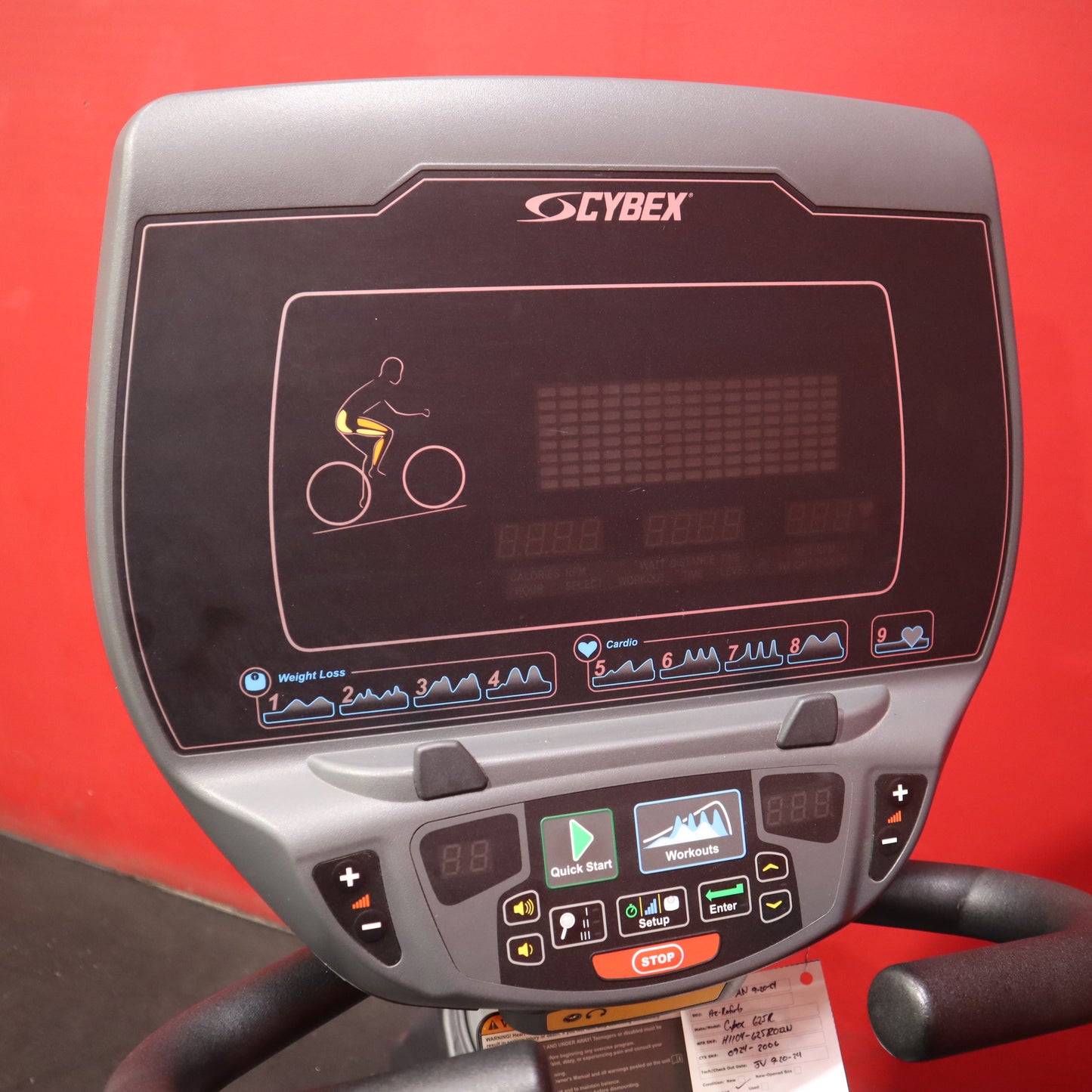 Cybex 625R Recumbent Bike (Reacondicionado)