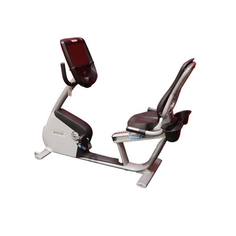 Precor RBK 885 Recumbent Bike w/P82 Consola (Reacondicionado)