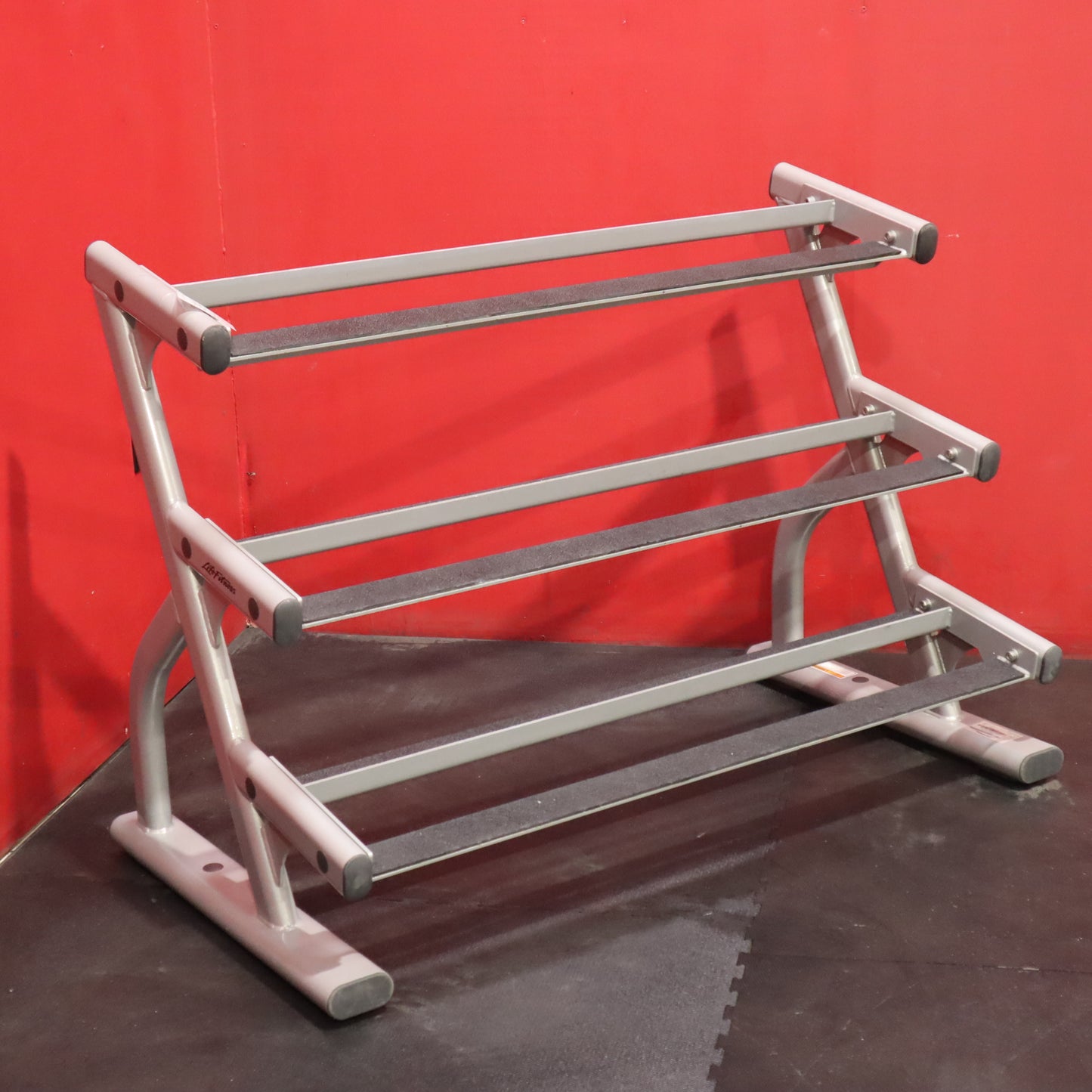 Life Fitness Triple Tier Dumbbell Rack (Refurbished)