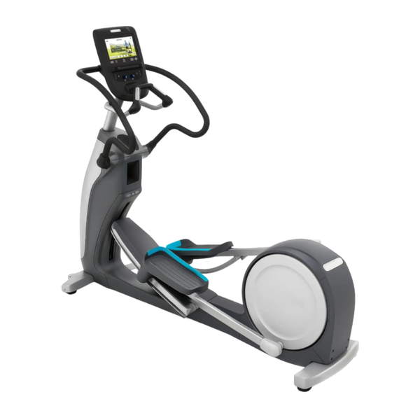 Precor EFX 863 Lower Body Elliptical w/ P62 Console & Converging Crossramp (Remanufactured)
