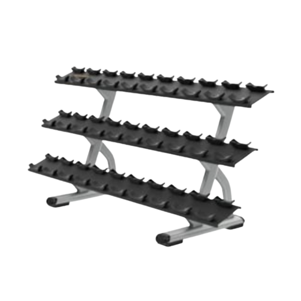 Precor Discovery Series 3-Tier Dumbbell Rack (Remanufactured)