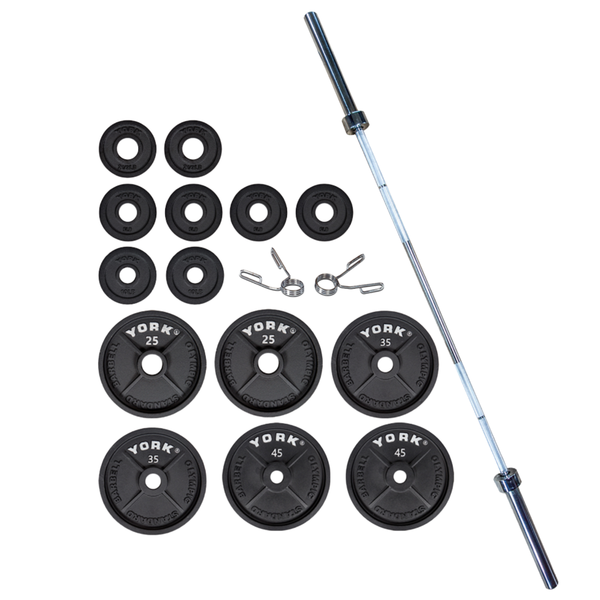 Zaia Elite All-In-One Strength Bundle — Power Rack Pro + Adjustable Bench + 290 lb Olympic Weight Set