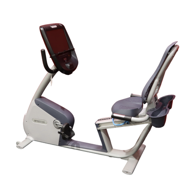Precor RBK 885 Recumbent Bike w/P82 Consola (Reacondicionado)