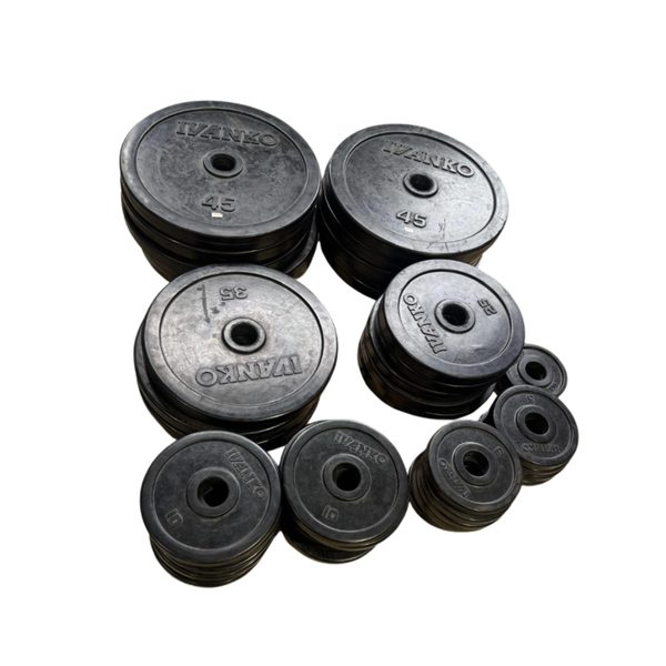 Ivanko Rubber Weight Plate Lot (Used)
