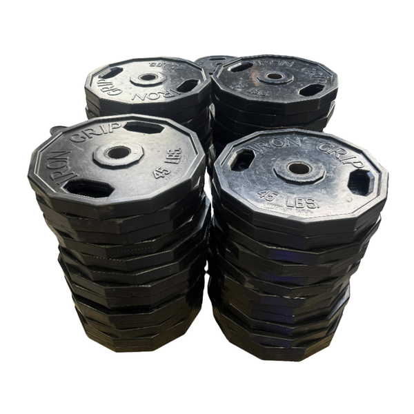 Iron Grip Rubber Weight Plate Lot (Used)