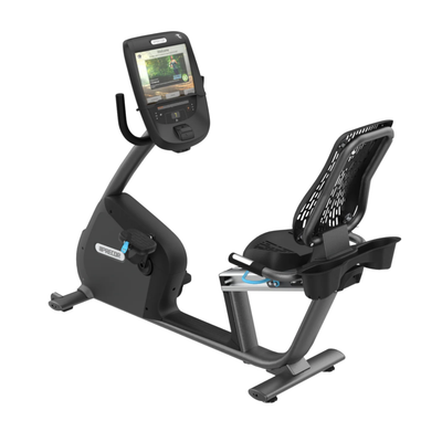 Precor RBK 885 Recumbent Bike w/P82 Consola (Reacondicionado)