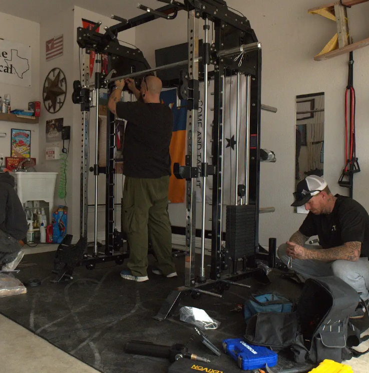 We Bring It Inside And Build It