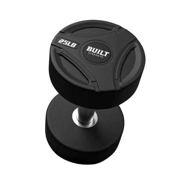 BUILT Strength Foundation Series Rubber Dumbbells (New)